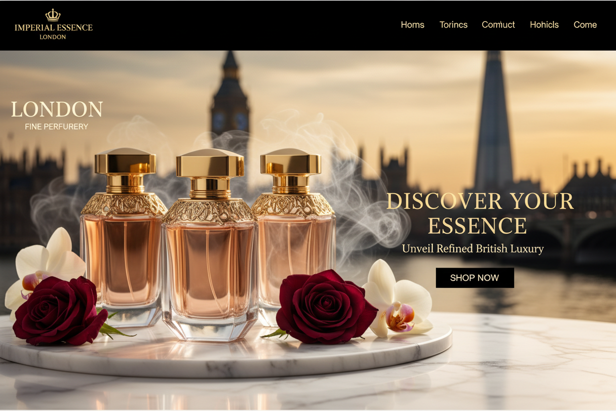 	my shop name is imperial-essence.shop . its relevant to perfume which i sell in london make it for my websight 